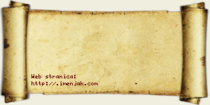 Jana Krivčević vizit kartica